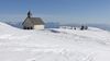 St. Oswald Kapelle mit Schnee in Meran 2000